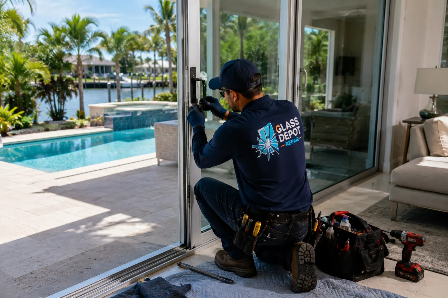 Sliding Glass Door Repair in Clearwater, FL